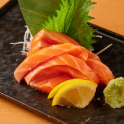Salmon sashimi