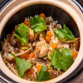 『海陸彩りコース』鮮魚や五目炊土鍋ご飯など全7品3時間飲み放題付き3500円