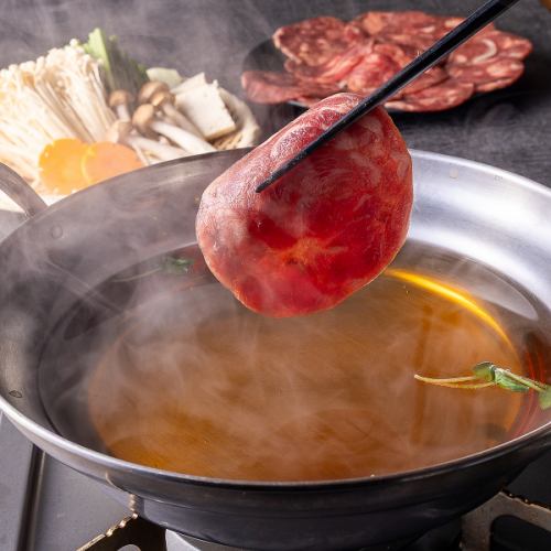 看板メニュー!仙台牛のタンしゃぶ