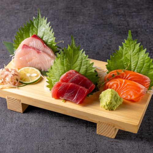 本マグロ赤身/サーモン/真鯛/生だこ/〆鯖/活きカツオ