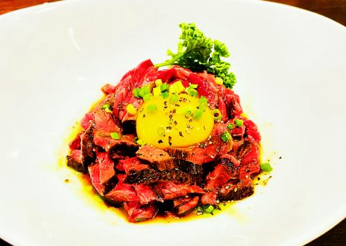 ゆず胡椒和牛ユッケ