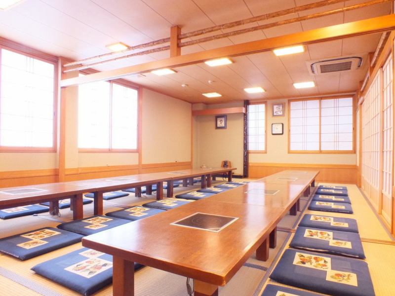 大人数ＯＫの広い店内。宴会向け二階席、カラオケ有♪本格懐石の純和風宴会は子どもからご年配の方まで大好評♪
