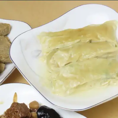 湯葉の肉巻き