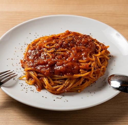 ミートソースパスタ