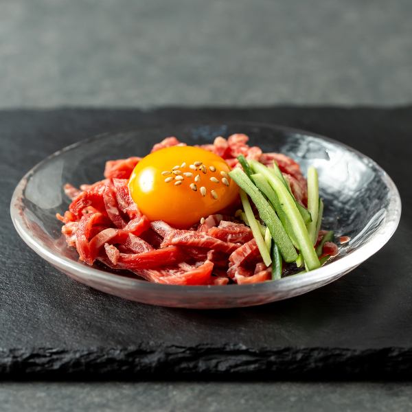 安心安全のお肉本来の味をお楽しみいただける！九州の国産牛ユッケ