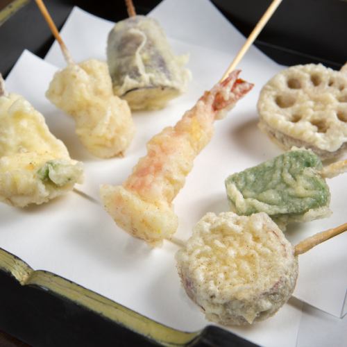 ◆ The owner's special taste ◆ [Chagama Tempura] Exquisite tempura course! 3,300 yen (tax included) ♪