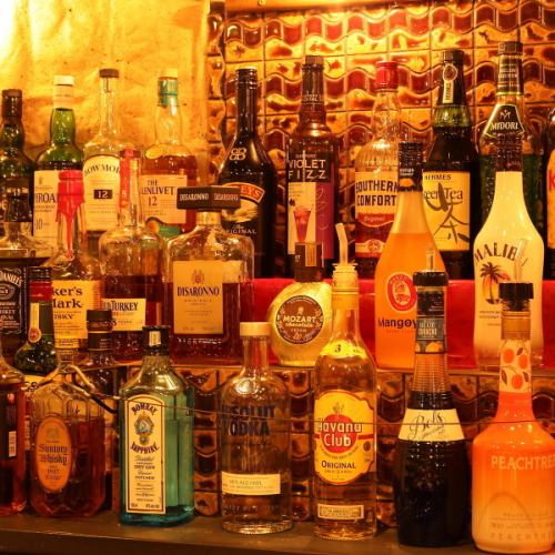 多彩なお酒が揃ってます。