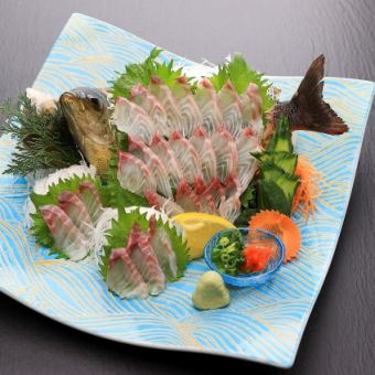 Live Isaki, Live Aji, Live Stone 鲷鱼生鱼片