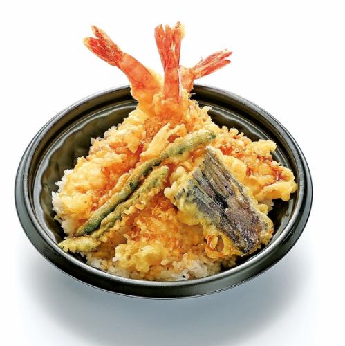 Large shrimp tempura bowl