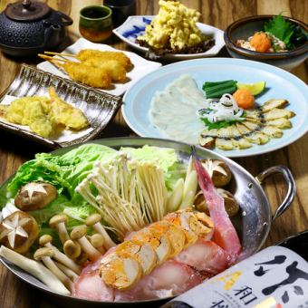 【新年会】冬の贅沢!天然あんこう鍋と厚切てっさの食べ比べコース◆120分飲放題込6000円