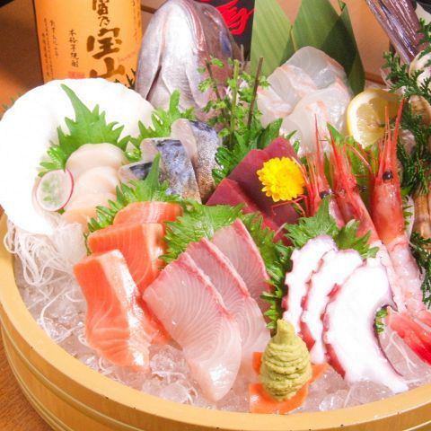 We are proud of our fresh sashimi!