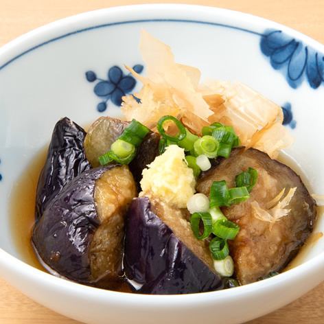 Boiled chilled eggplant