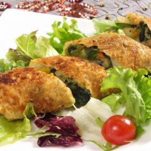 海老と野菜のトルコ風春巻き