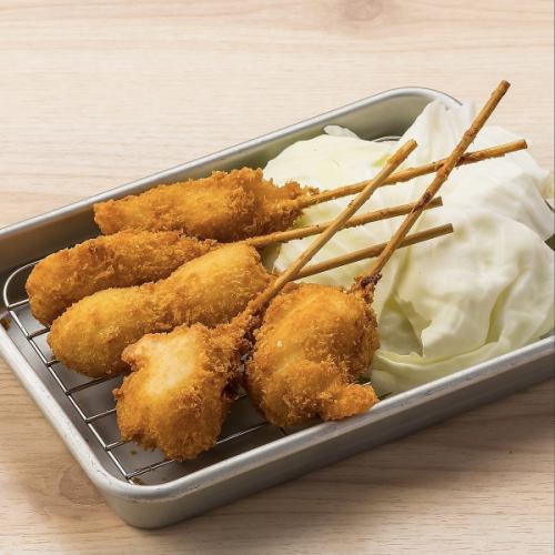 Assorted kushikatsu