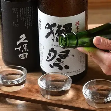 スタンダード～プレミアムの日本酒呑み放題をご用意しております