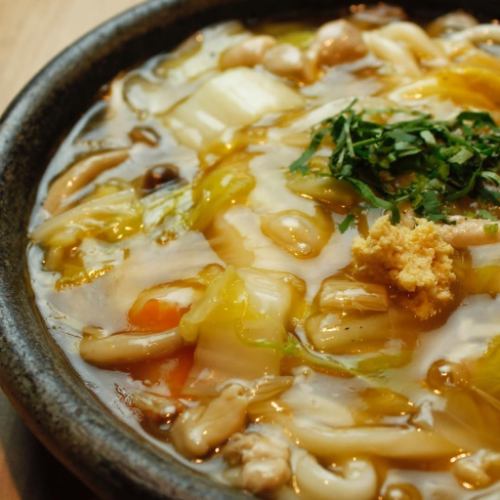 『充実野菜あんかけうどん』