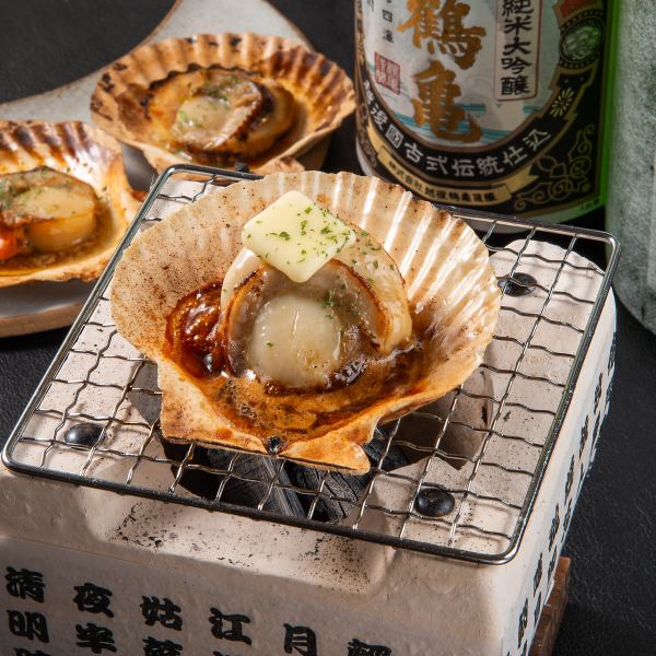 【青森から直送☆新鮮肉厚！】大きなホタテを殻付きのまま！青森県産殻付きホタテバター⇒1個600円(税込)～