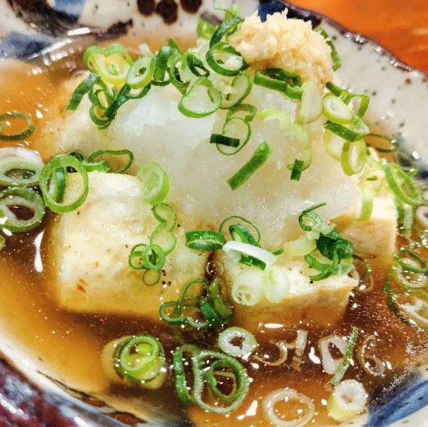 当店おすすめ【2】隠れ人気メニュー 揚げ出し豆腐 