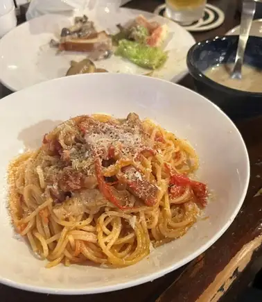 Pasta course: 1,800 yen