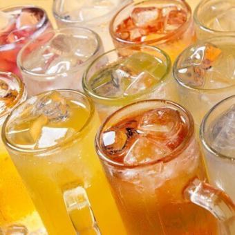 各席ビールサーバー付き！ドリンク飲み放題１時間９９０円　３０分延長は追加５００円となります