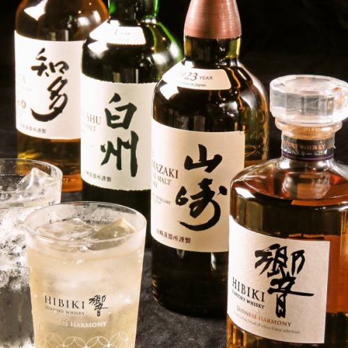 プレミアムな日本酒や焼酎を全80種類ご用意しております！