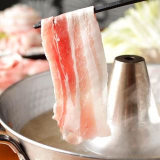【コスパ◎】【せいりゅうこだわりの豚】10周年限定!特選しゃぶしゃぶ コース5品3,500円!