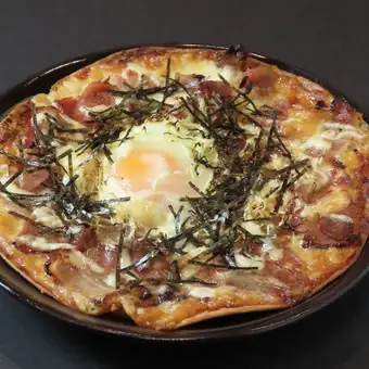 烤豬肉披薩