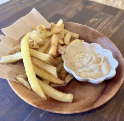 Fluffy French Fries with Anchovy Mayonnaise