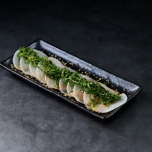【冷菜】白透き大根 青葉和え