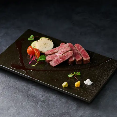 【黒毛和牛】A5佐賀県産黒毛和牛ロースの薪焼き