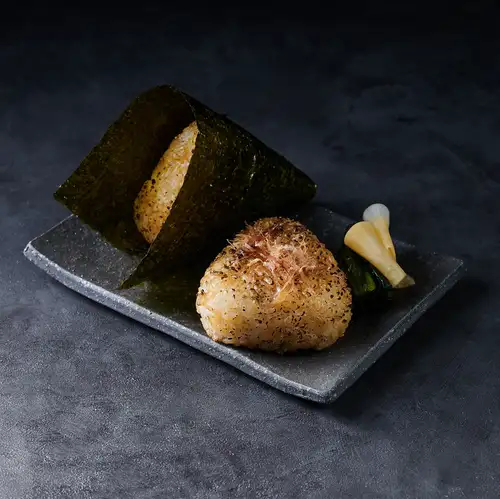 【ご飯】焦がし醤油の焼きおにぎり (2ヶ)