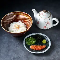 【ご飯】炙り明太茶漬け