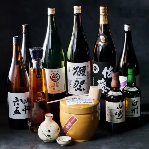 全国各地の地酒や銘酒を豊富にご用意。