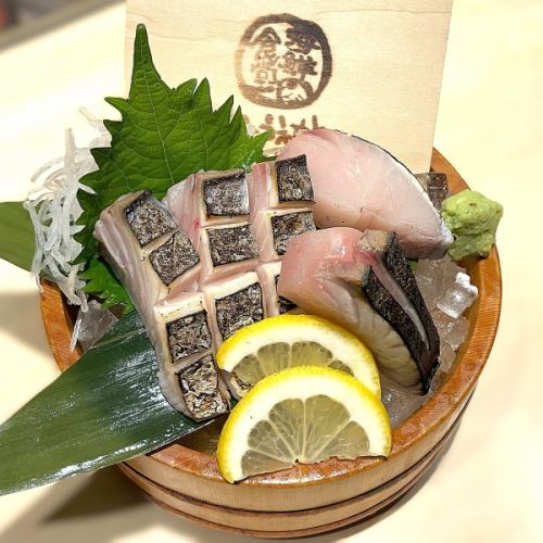 サワラの焼霜造り
