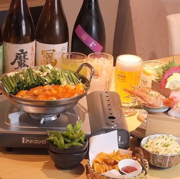 【おすすめコース】黒毛和牛もつ鍋コース(味噌or醤油) 3500円(3850円)★2時間飲み放題付き