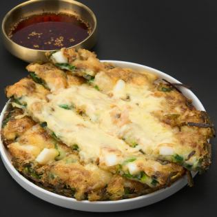 海鮮起司煎餅/泡菜麻糬起司煎餅