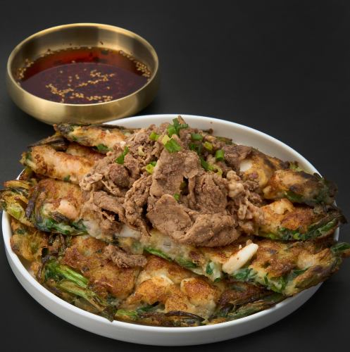 烤肉海鮮煎餅