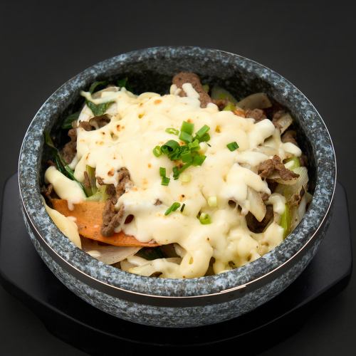 起司烤肉石鍋拌飯/起司雞排石鍋拌飯