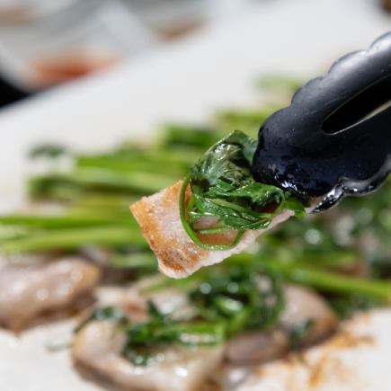 【1日1組限定】韓国で大ブレイク中のミナリサムギョプサル×韓国料理食べ飲み放題付4500→3280円