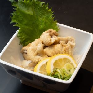 Chicken skin ponzu