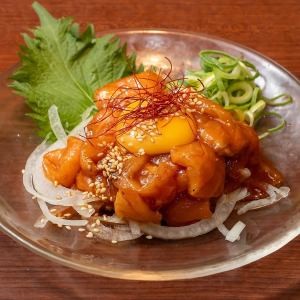 Korean-style seafood tartare