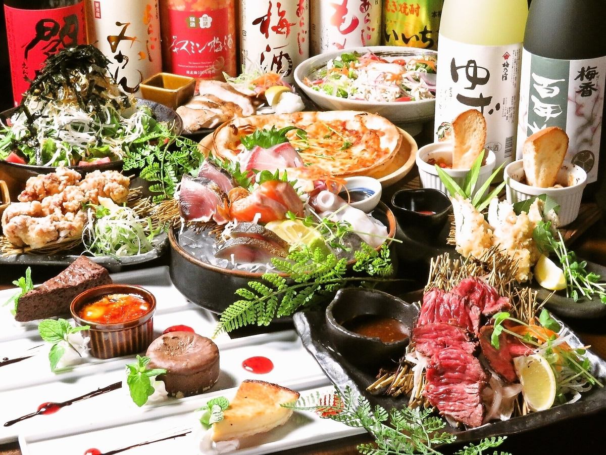 デザートもOK★食べ&飲み放題【女子会コース】3980円(税込)～♪