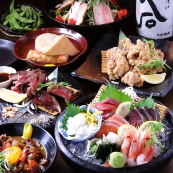 日曜、平日は無制限飲み放題！金、土曜祝前日は2時間飲み放題【忘年会コース】全10品5000円