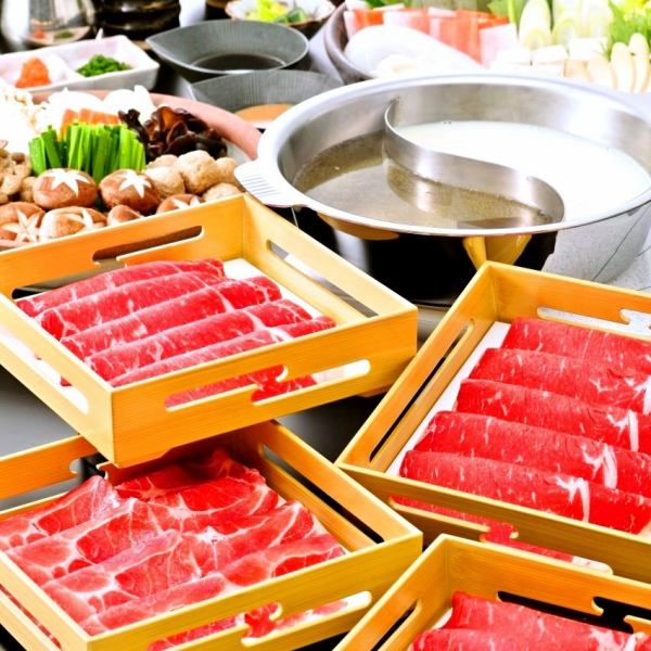 牛肉和猪肉吃到饱套餐午餐：2,068日元/晚餐：2,508日元