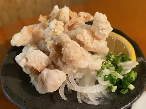 鶏皮の唐揚げ