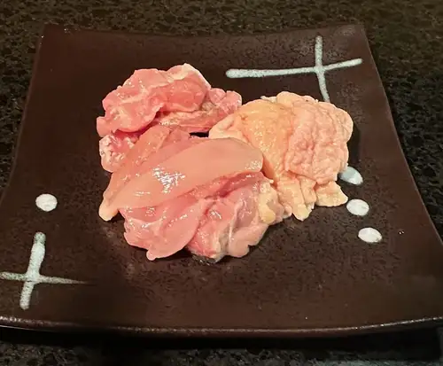 鶏三種盛り