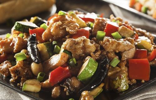 雞肉腰果炒