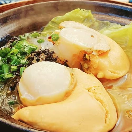 黑味噌蒸扇貝