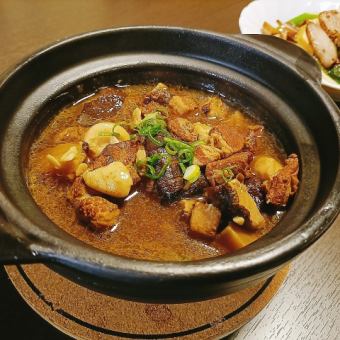 Dランチ定食『椎茸と豚肉角煮飯』
