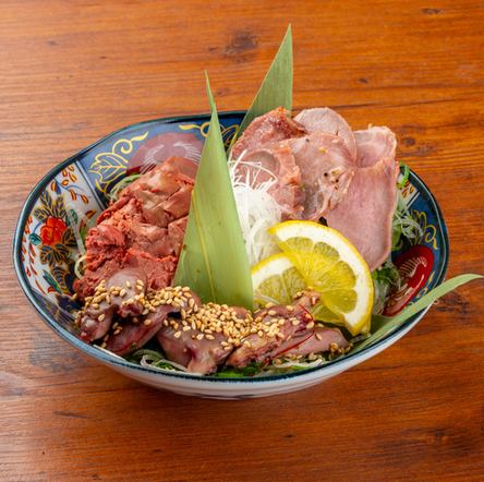Assorted sashimi